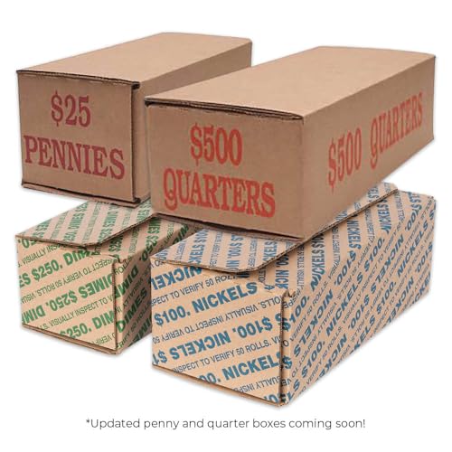 Caja para almacenamiento y envío de moneda Nickel Pack de 50 unidades miniatura 2