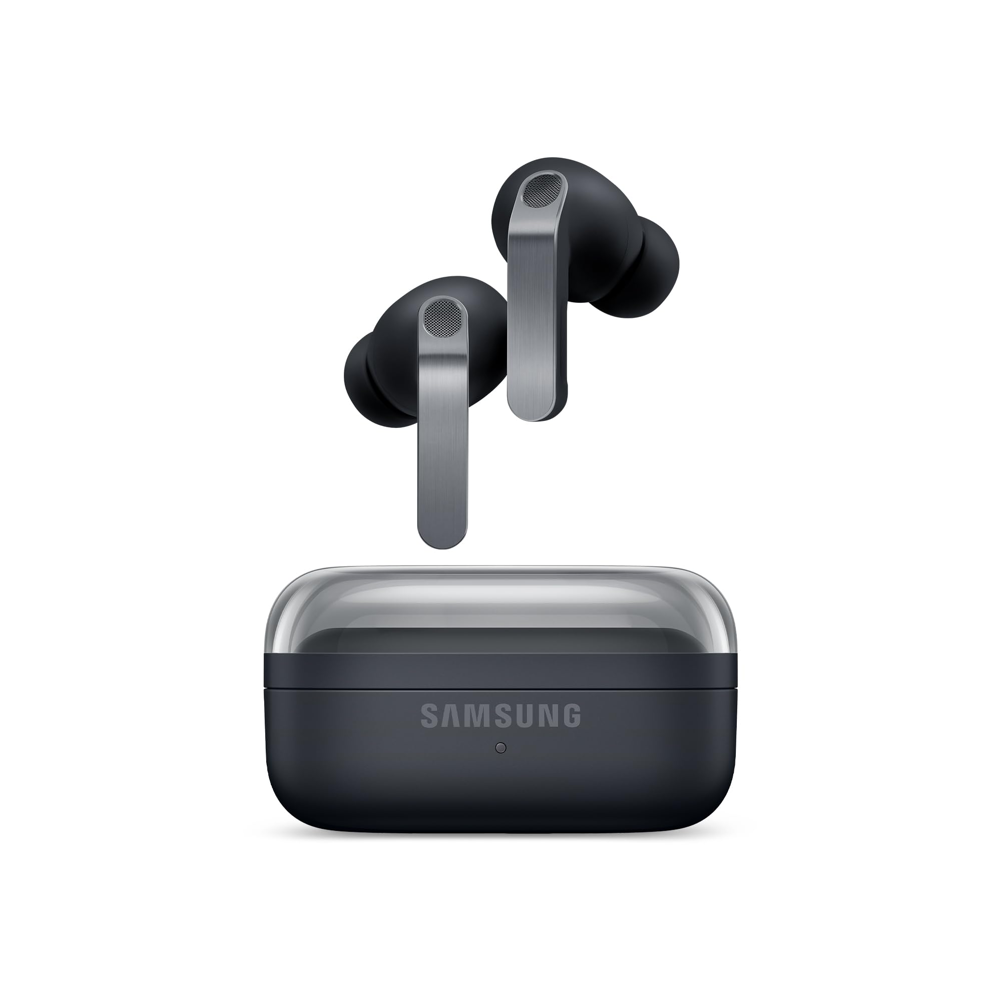 Samsung Galaxy Buds4 Pro Black, Altoparlante a 2 Vie, Doppio Amplificatore, Chiamate Cristalline, Audio 360°, ANC Migliorata, Controllo Adattivo Rumore, Galaxy AI con Comandi Vocali