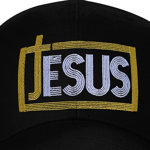 Image of Embroidered Baseball Cap for Women Men Adjustable Baseball Hat Black Baseball Cap Trucker Hat