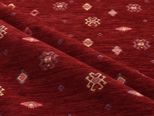 Kilim Pattern Upholstery Fabric Kilim Bohemian Boho Tapestry Tribal Southwestern Turkish Mexican Moroccan Ethnic Fabric by The Yard (1 Yard (55