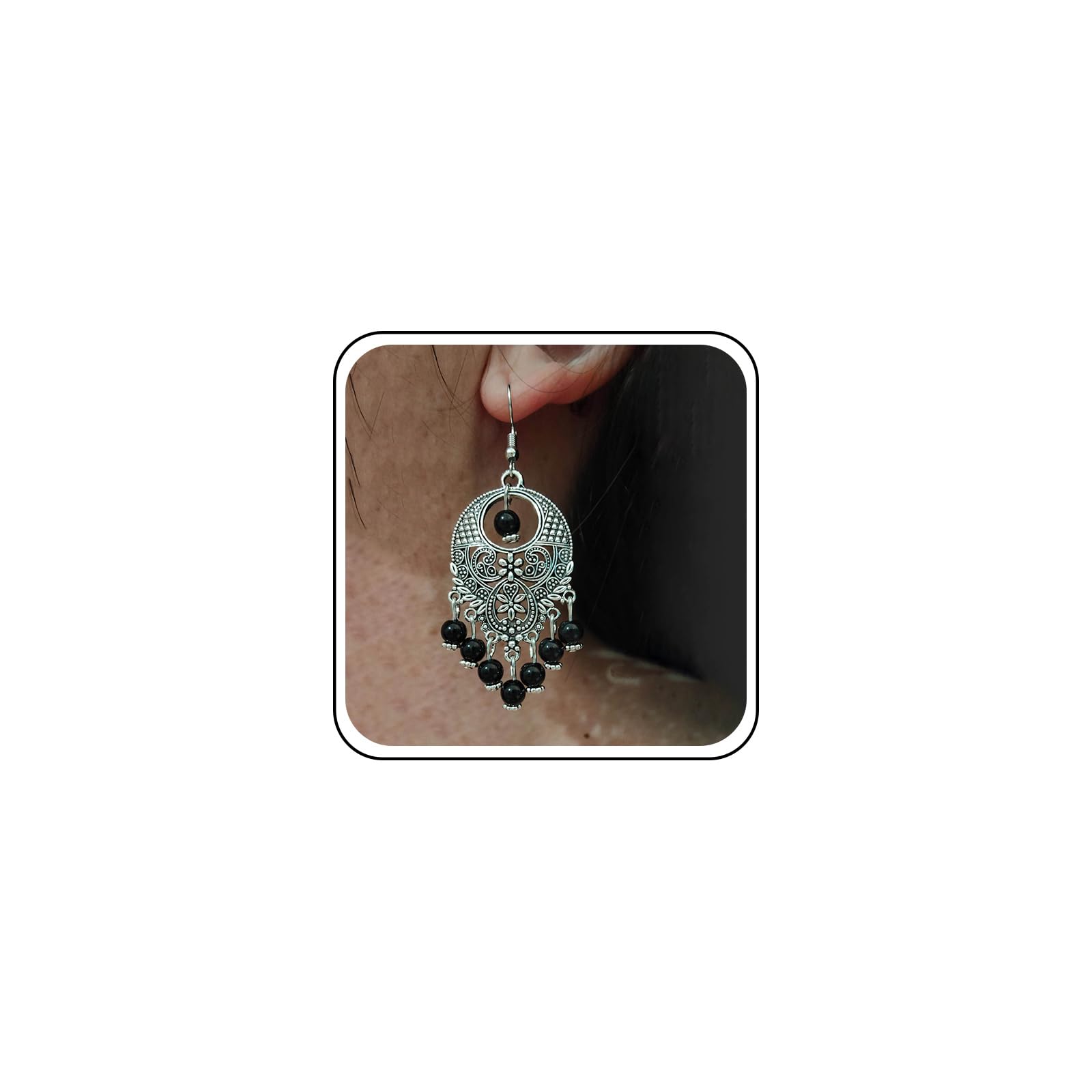 Zigeuner Oorbellen, vintage, parels, bengelen, druppels, boho Zigeuner Oorbellen, vintage, parels, bengelen, druppels, boho