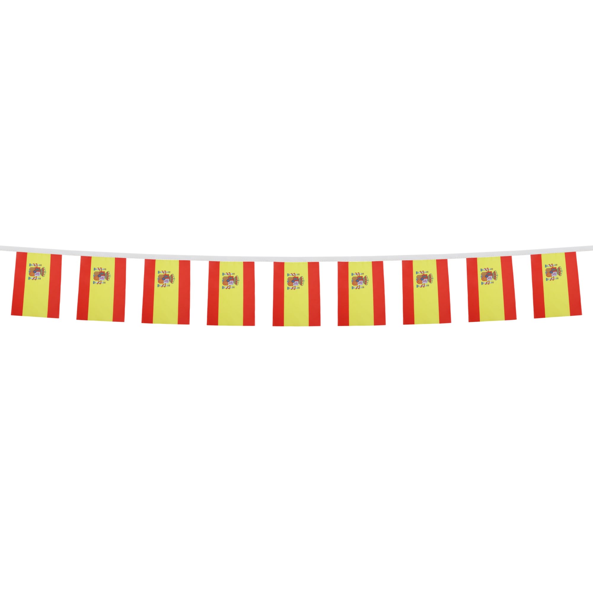 AZ FLAG Guirnalda 6 Metros, 20 Banderas de España 21x15 cm, Bandera Española 15 x 21 cm - Banderines Españoles — view 5
