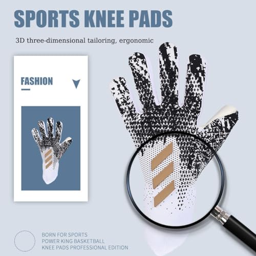 Gants de gardien de but football enfants barrettes protection anti-usure