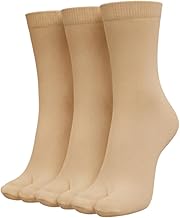 Sockscarving Thumb Socks (Skin Colour/Beige) | Cotton Crew Length Thumb Socks for Women | Toe Socks for Women with Separate Toe | Thin Skin Colour All Season Socks – Pack of 3