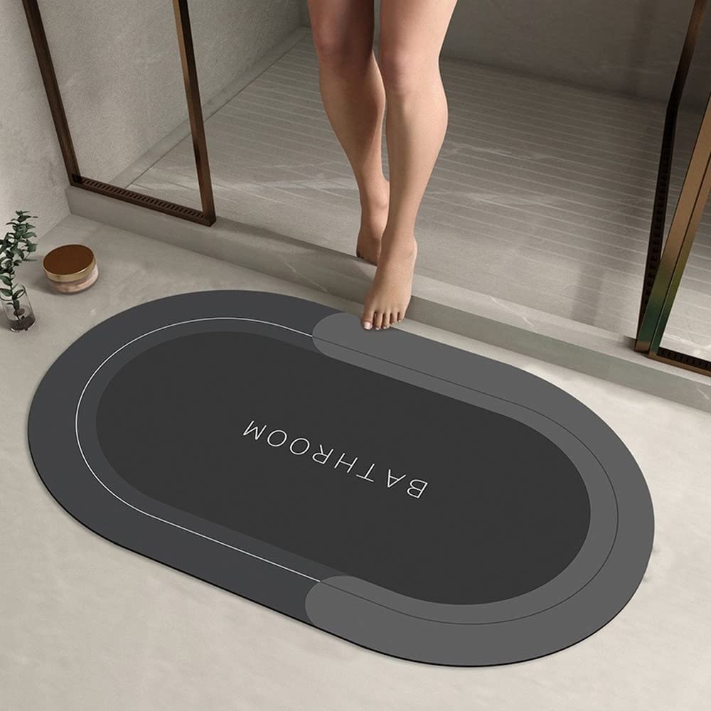 RAVIRANDAL Bath Mat Floor Mat,Bathroom Carpet, Memory Foam Bath Mat, The Latest Strong Water Absorption mat Floor Rug (38 x 58 Cm)