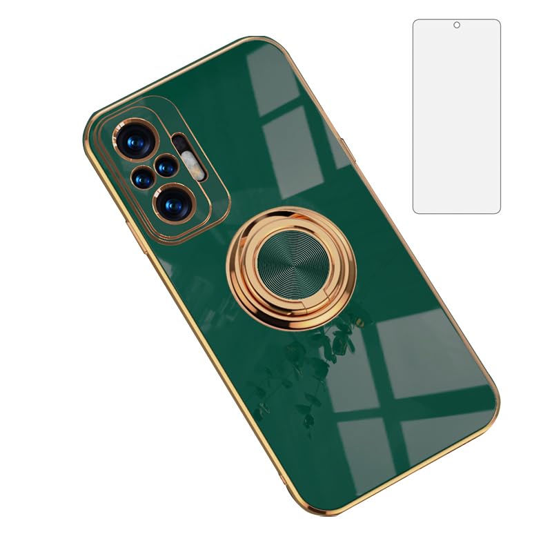 Coque Xiaomi Redmi Note 10 Pro Asuwish avec anneau support et verre trempé
