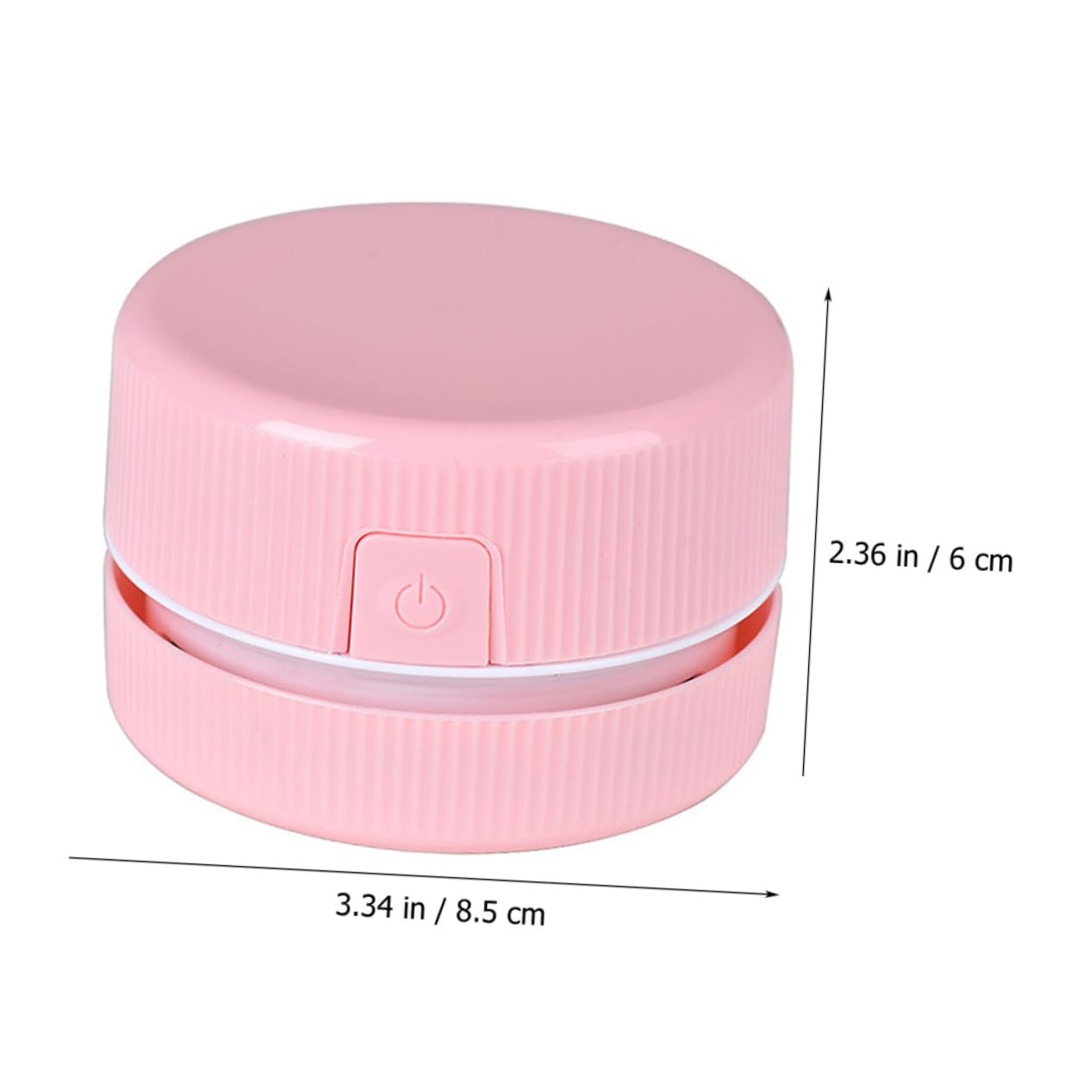 KONTONTY Portable Desk Vacuum Cleaner Handheld Pc Dust Collector Small Car Table Sweeper Nylon Plastic