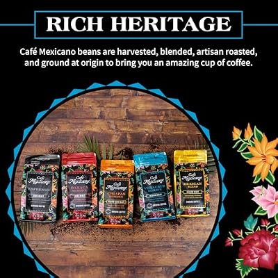 Cafe Mexicano - Veracruz Reserve Ground Coffee - Specialty Arabica Coffee Sourced from Mexico - 12 oz. Bag