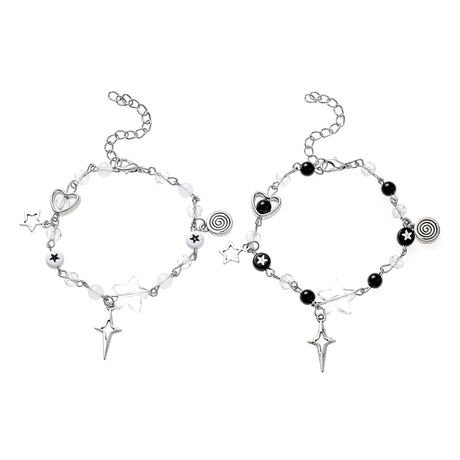 QXFQJT JJK Bracelets Gojo and Geto Inspired Bracelet Jujutsu Anime Matching