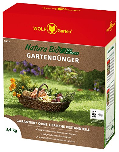 WOLF Garten - Natura Bio - Gartendünger - NG 3,4 für 50 m...