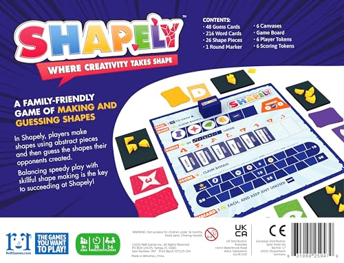 Juego de mesa creativo Shapely para 3-6 jugadores miniatura 5