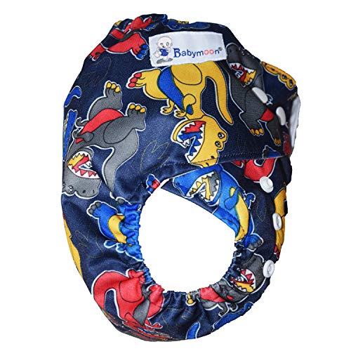 Image of Babymoon (Set of 3-1 Cloth Diaper with 2 5Layesr Bamboo Insert) Premium Adjustable Reusable Washable Cloth Diaper for Baby