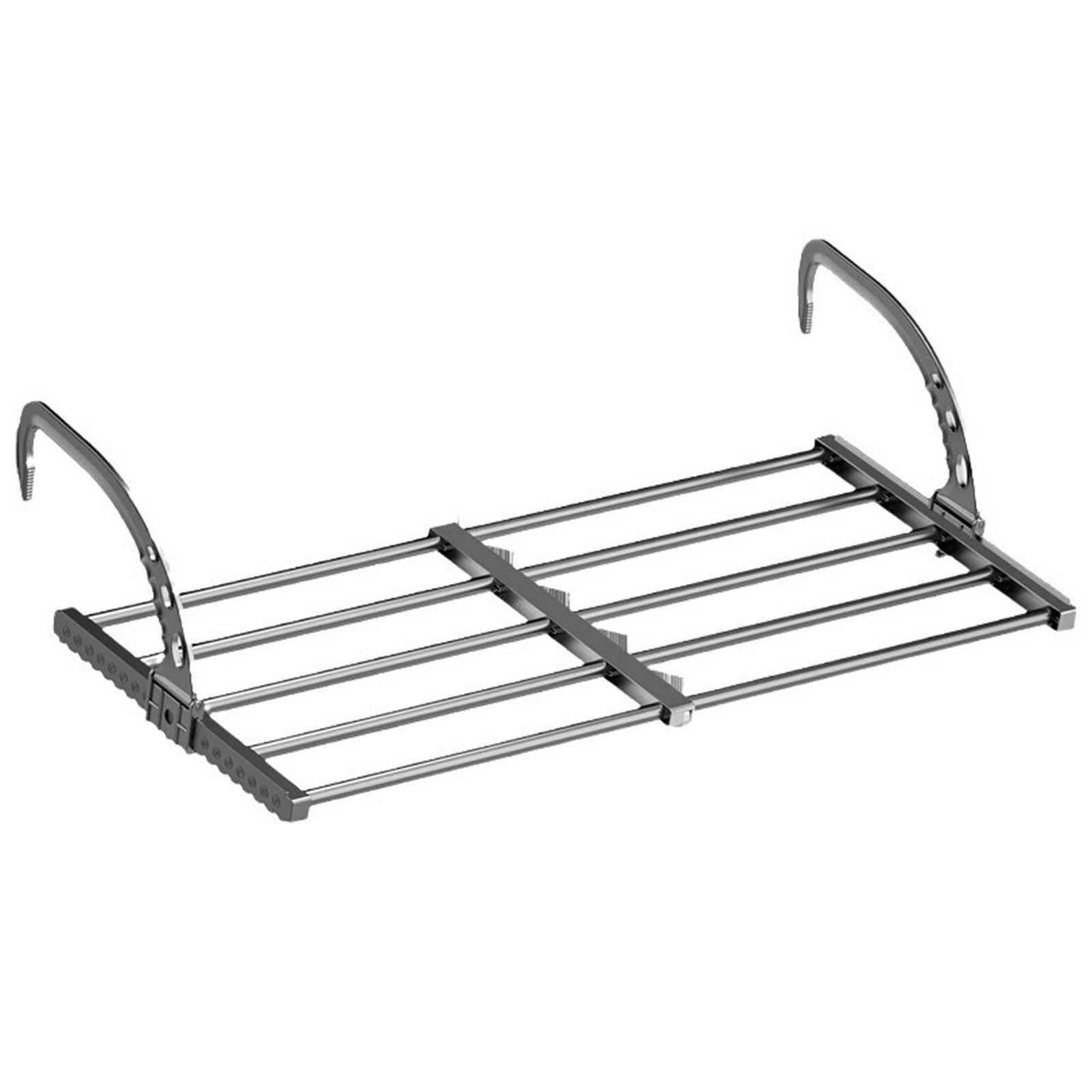 Soporte para Radiador, Consola Flotante para Radiador Tendedero Pared para Radiador Plegable para El Baño El Dormitorio Y El Pasillo (75-120) x32cm