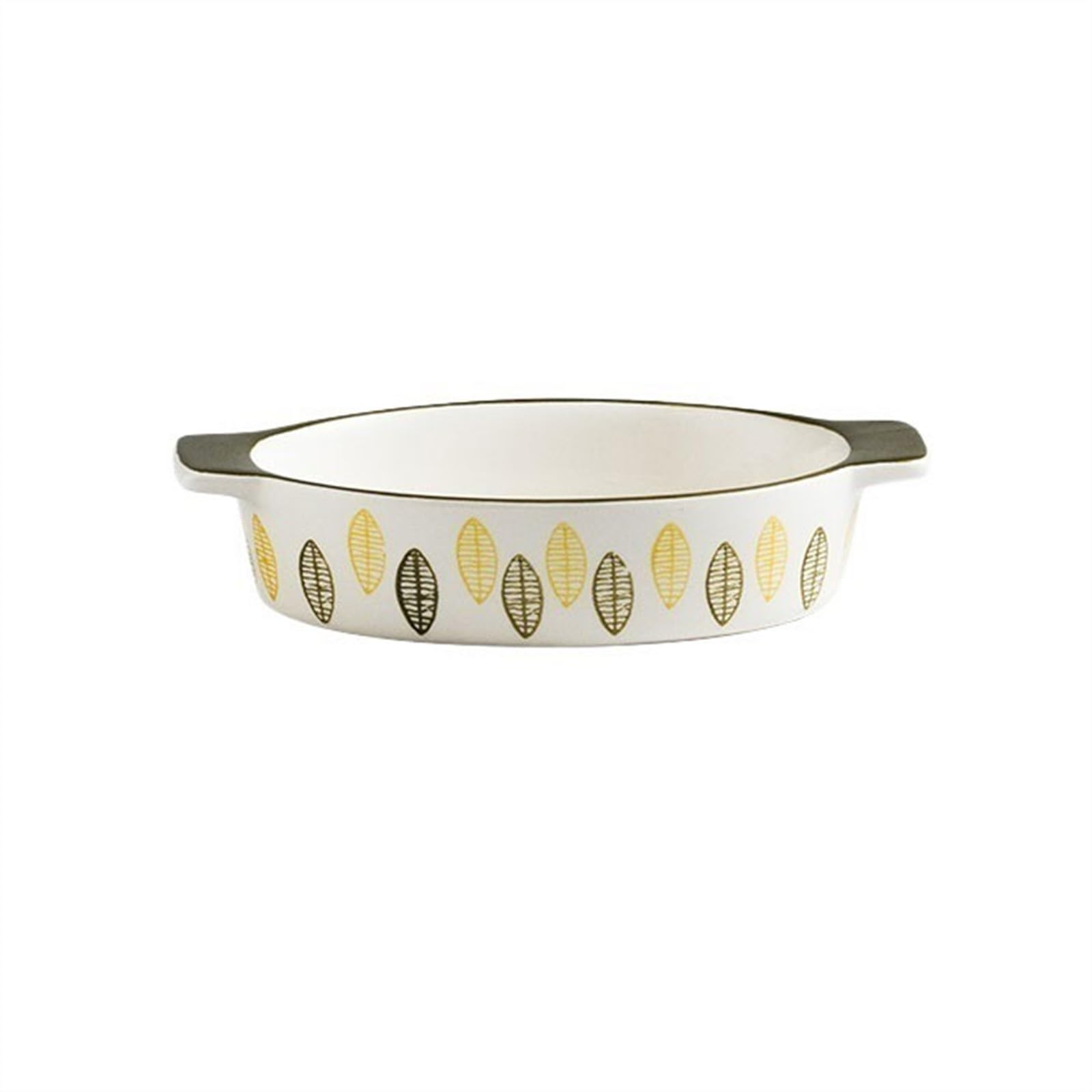 Versatile Teglia da forno ovale in ceramica 420 ml. for riso al con formaggio(Green)