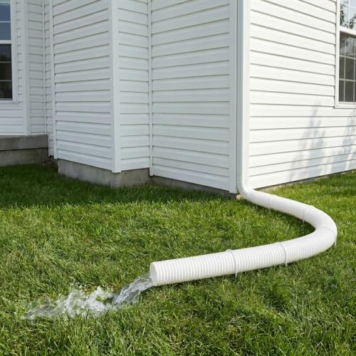 8 Pcs J-Shaped Gutter Downspout Extension Anchors Stakes Fit 4" Downspout by RUBII - Used condition - Image 7