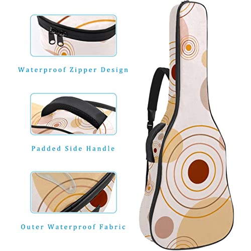 Housse de transport étanche pour guitare avec bandoulière réglable Motif cercles roses, Multicolore 03., 42.9×16.9×4.7… - Les Beatles, Paul McCartney, John Lennon, RIngo Starr, George Harrison Housse de transport étanche pour guitare avec bandoulière réglable Motif cercles roses, Multicolore 03., 42.9x16.9x4.7… – Image 5