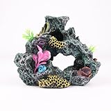 Atlantis Aquarium Rock Cave Decoration | Multi-Color Artificial Rock Formation with Holes | Safe Resin Decor for Fish Tanks | Enhances Aquatic Environment | Easy to Clean and Maintain (Rock Cave) - Image 8