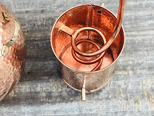 5 Gallon Pure Copper Alembic Still For Whiskey, Moonshine Essential Oils By Copperholic #TOP4