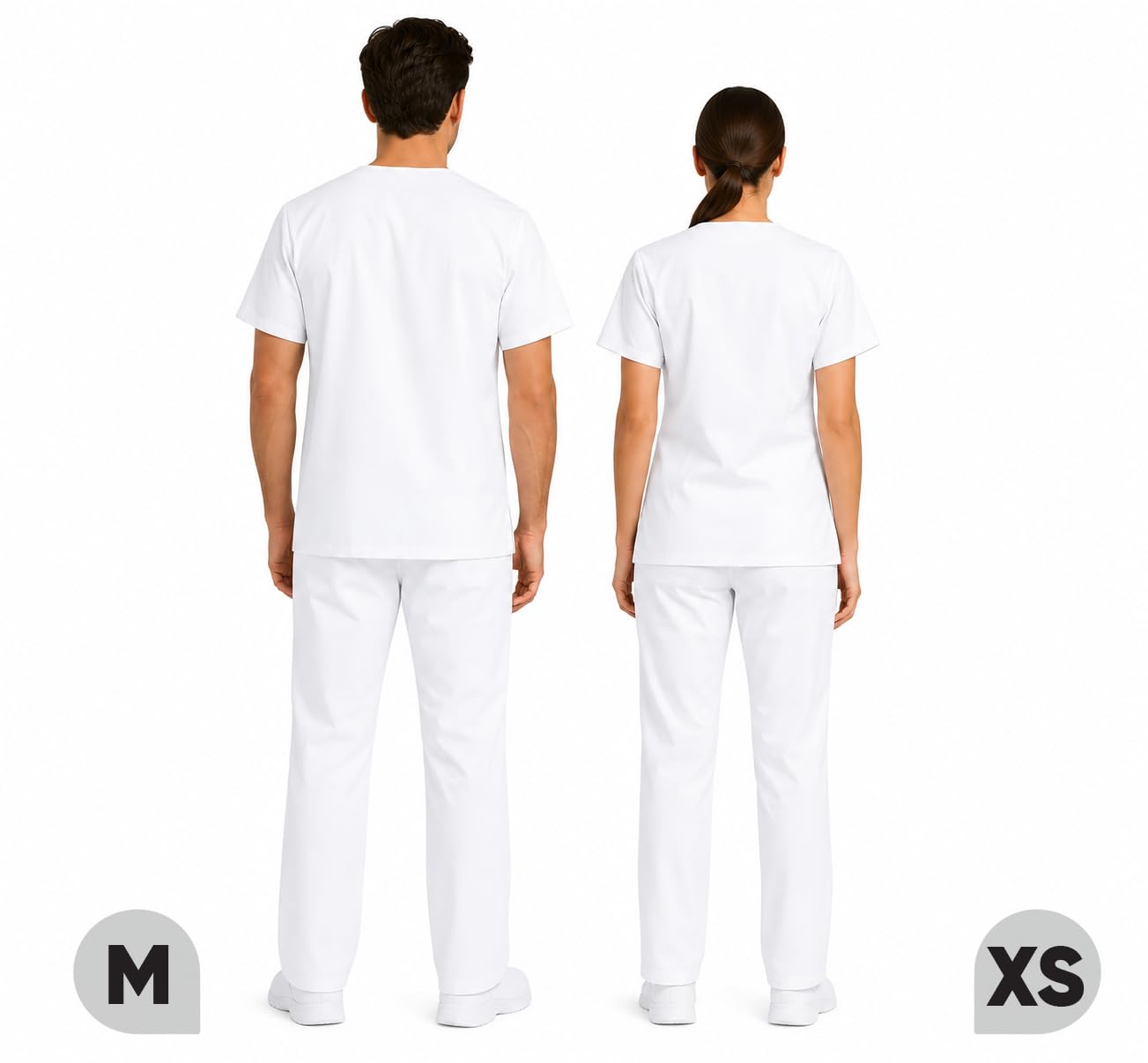 B-well Morelli Uniformes Sanitarios 100% Algodón Pijama Sanitario Unisex Conjunto Casaca Y Pantalón