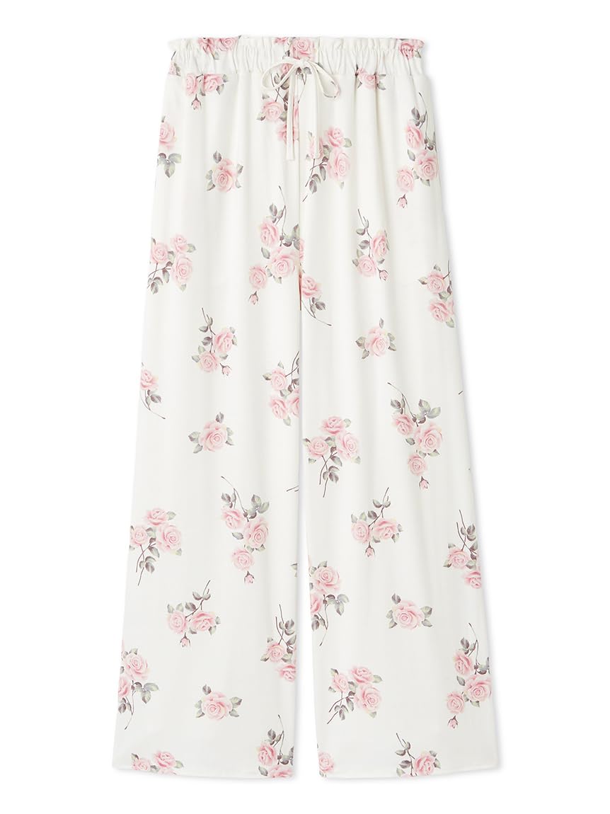Amazon | [ジェラート ピケ] 中花柄ロングパンツ PWCP254263