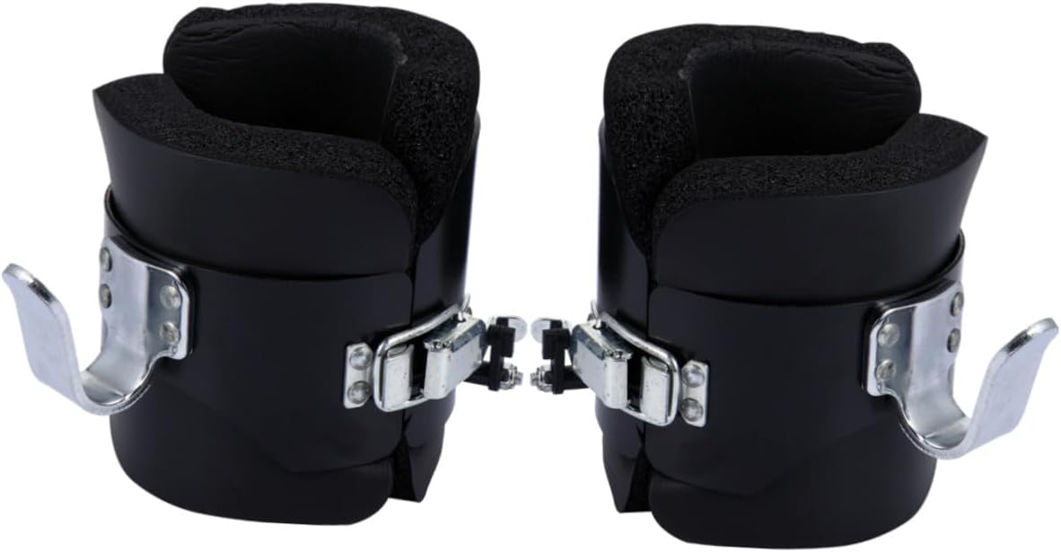 HANABASS Inversion Gravity Boots Ankle Support with Heavy-Duty Hooks, Hanging Exercise Equipment for Home Gym Strength Training