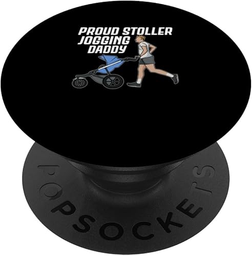 Cochecito de correr para bebé, entrenamiento cardiovascular, fitness, PopSockets estándar PopGrip