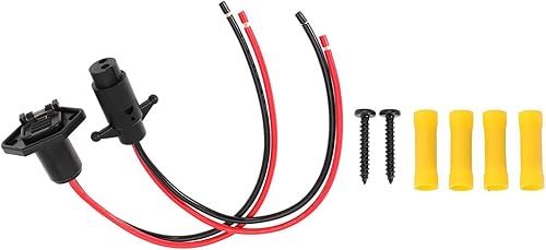 Miniatura 13 de Enchufe de motor de arrastre calibre 10 2 cables 12V-24V compatible con Minn Kota Marine Boat impermeable conector de motor de arrastre motor