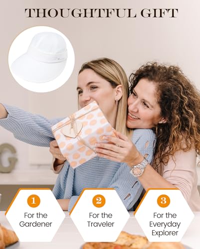 Visera solar American Trends para mujer protección UV miniatura 6