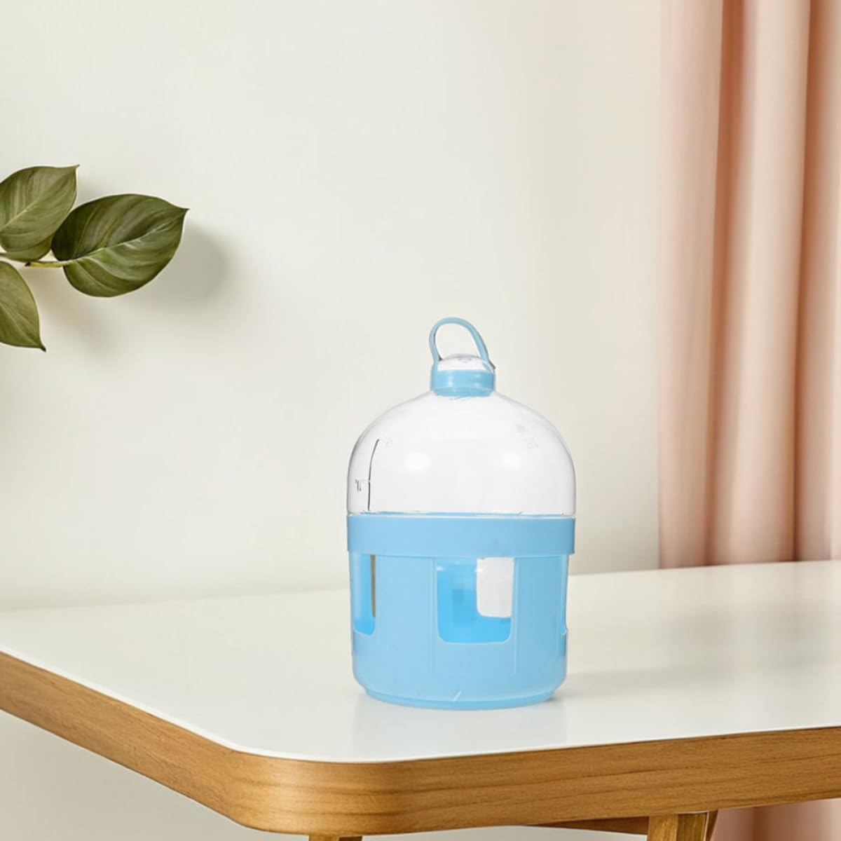 Toyvian Comedero y Bebedero para Palomas 2 Piezas Dispensador de Agua Transparente para Jaulas de Aves Mensajeras y Competición Diseño Conveniente