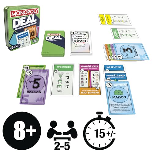 Jeu classique Hasbro Monopoly Deal - vue 4