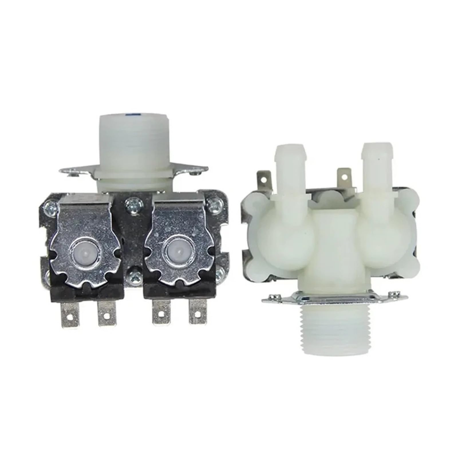 Compatible For LG ，Compatible For Midea, FPS-180A Washing Machine 1 In 2 Out Solenoid Water Inlet Valve Double Nozzle Head, Washing Machine Inlet Valve