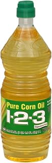 1 2 3 Corn Oil, 33.8100-ounces (Pack of6)
