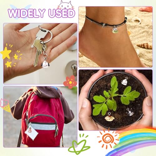 Image of SANNIDHI Charms for Bracelet Making, Various Designs Pendant Charm for Jewelry Making, Cartoon Mini Bracelet Pendants, Resin /Metal Jewellery Charms for DIY Necklace Crafts Phone Charm