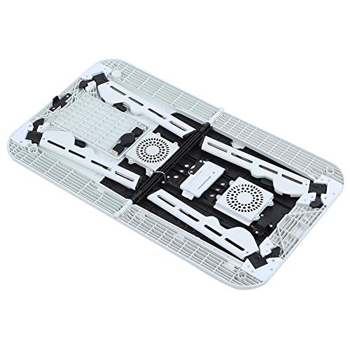 Escritorio Plegable para Laptop con Ventilador y Bandeja Deslizante miniatura 4