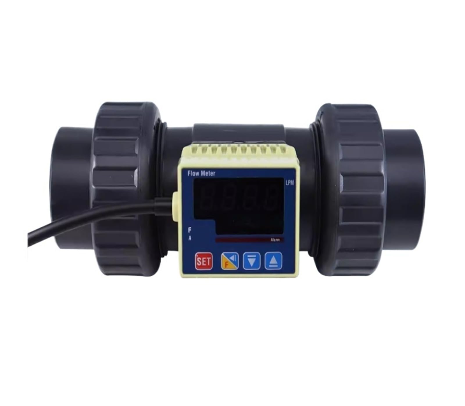Medidor de flujo rotámetro digital ATS-32-PVC-DIN-EPDM Rotámetro con pantalla LCD Original