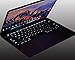 ProElife Grey Gradient Keyboard Cover Ultra Thin Keyboard Protector Skin for MacBook Pro with Touch Bar 13-inch 15-inch (Model A2159, A1989, A1990, A1706, A1707) (2019 2018 2017 2016) (Ombre Grey)