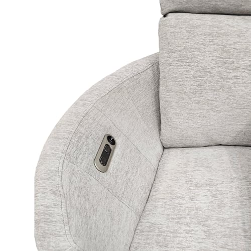Sillón Giratorio Relajante Chenille Color Windstream miniatura 5