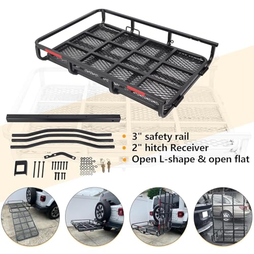Image of ECOTRIC Hitch Mount Wheelchair Carrier with Mobility Ramp