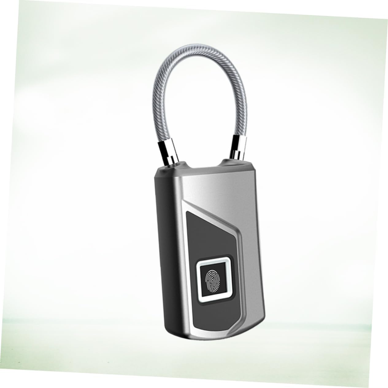 DOITOOL Electronic Lock Padlock Fingerprint Padlock for Outdoor Use Lock 10 Id's No Tools Needed Waterproof