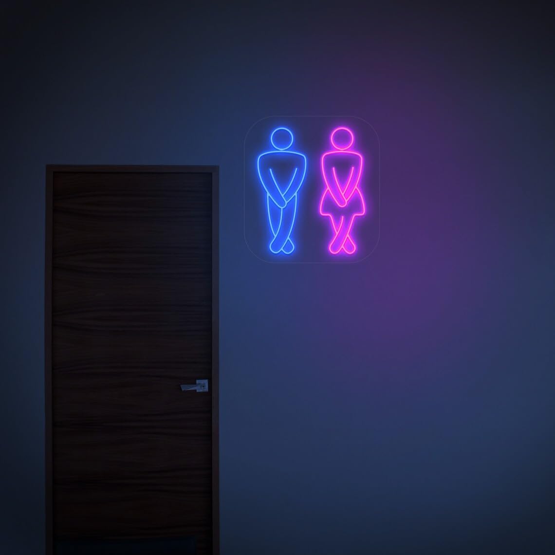 Amazon.co.jp: LEDトイレネオンサイン、トイレ、公衆トイレ、トイレ