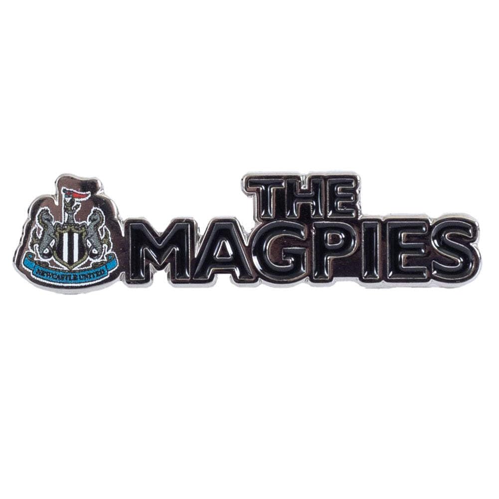 Official compatiable with Newcastle United Crest and 'The Magpies' Metal Pin Badge
