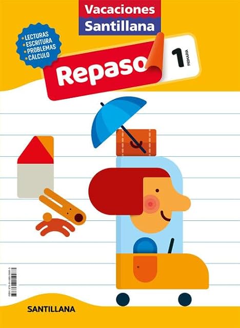 Portada de Vacaciones de repaso 1.º Educación Primaria. Castellano