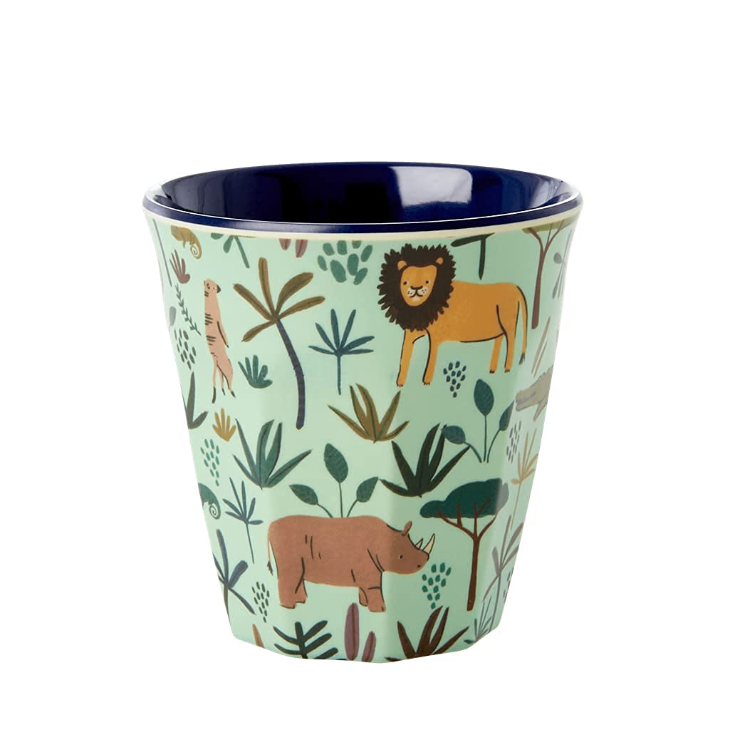 Klein Melamin Becher - Jungle Animals Print