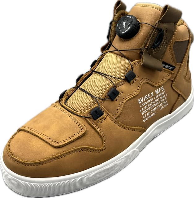 AVIREX(アヴィレックス) Avilex AV2278 Dictator Sneaker Boots, Biker Shoes, Dial Lock