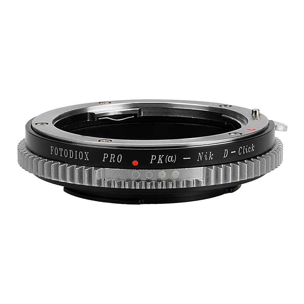 Fotodiox Pro Lens Mount Adapter Compatible with Pentax K AF (KAF) Lenses to Nikon F-Mount Cameras