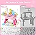 GGRH 2026 Upgraded Water Table for Toddlers 1-3 - Outdoor Toys for Kids Ages 4-8 with Pump, Summer Outside Sensory Activity Pool Toys, Kitchen Play Sink Toy with Running Water, Fishing Toy, Pink