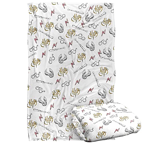 Image of Harry Potter Whimsical Water Color Silky Touch Super Soft Throw Blanket 36" x 58",Whimsical Water Color