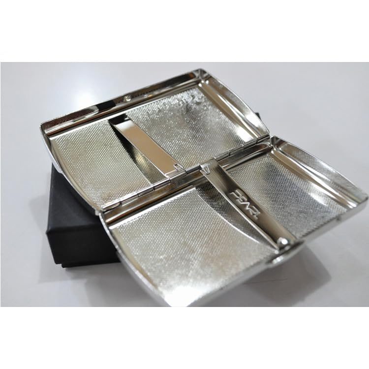 Cigarette Case Venus 12 Pieces Silver Arabesque Stylish Compact Cigarette Case 85mm Cigarette Holder Smoke Saving 1-21429-81 Japan