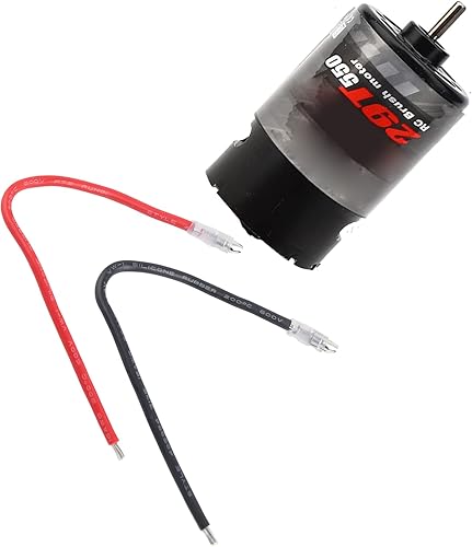 Miniatura 8 de POCREATION Motor cepillado, 12T, 21T, 29T, 35T, 550, rodamiento de bolas de alta precisión, motor cepillado a control remoto, bobinado multipolo,