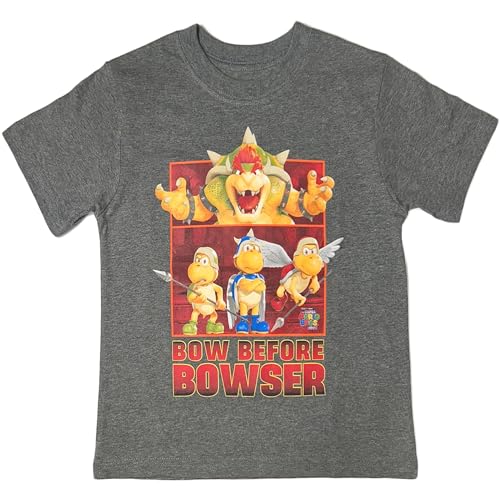 Isaac Morris Limited Mario Bowser Little Big Boys T Shirt